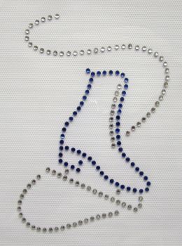 Ice Skate #1 - Blue