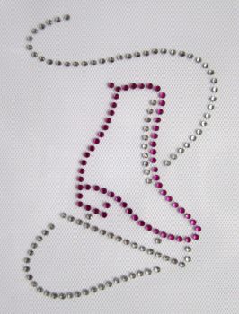 Ice Skate #1 - Hot Pink
