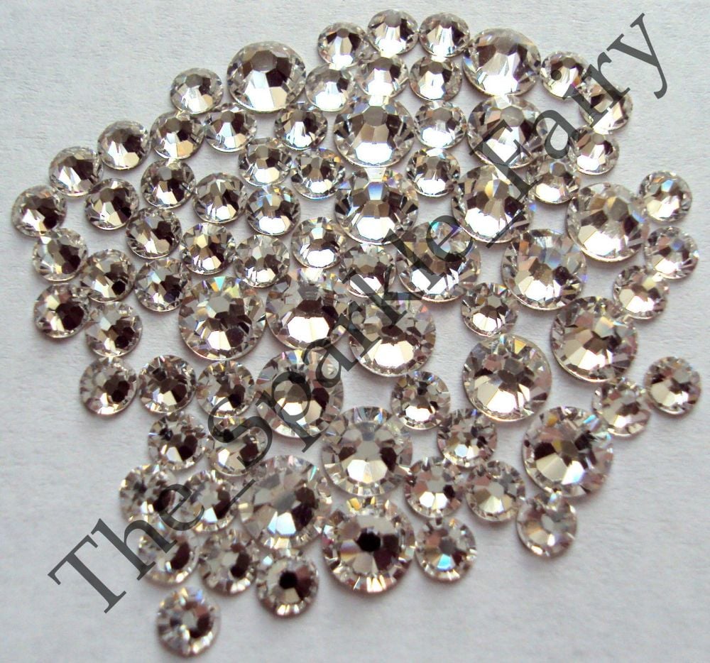 SS5 (1.8mm) Swarovski Crystals *50 PCS PER PACK* (2058, Flat Backed, Non Ho