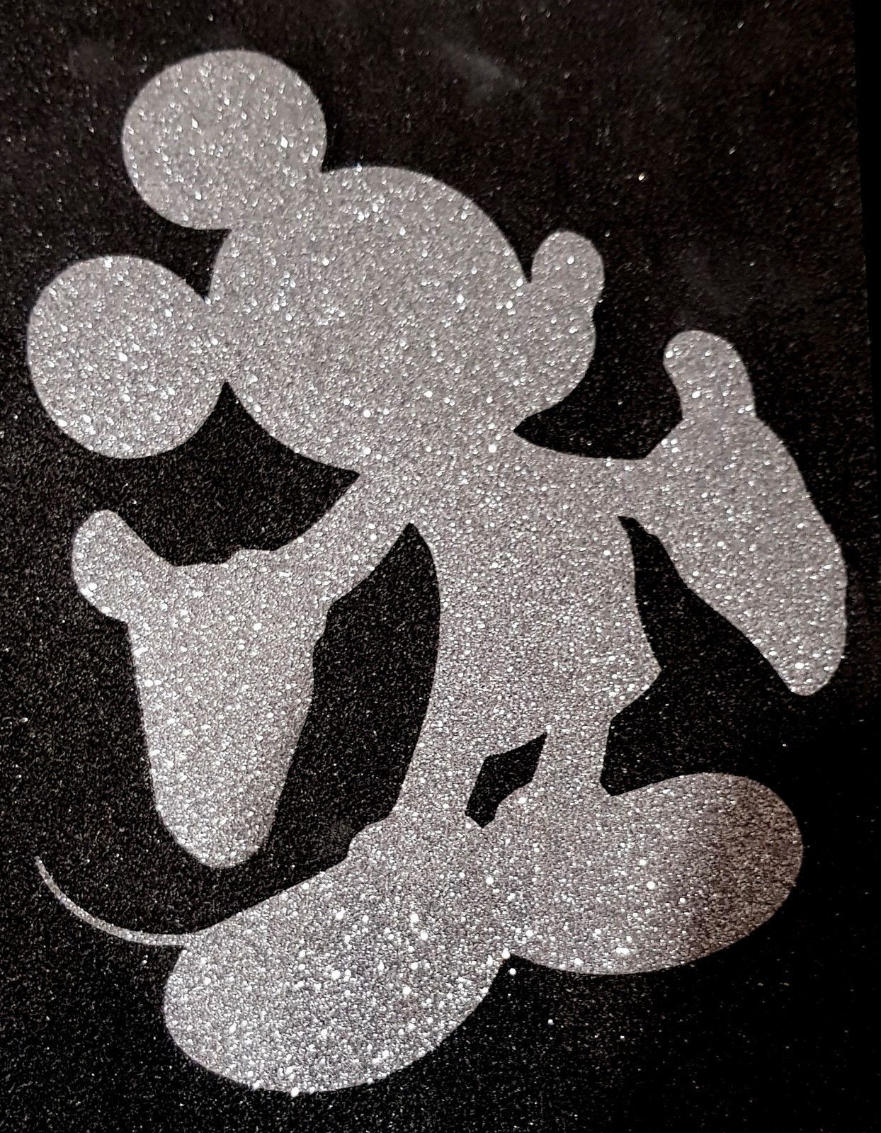 Mickey Mouse 2 Glitter Iron On