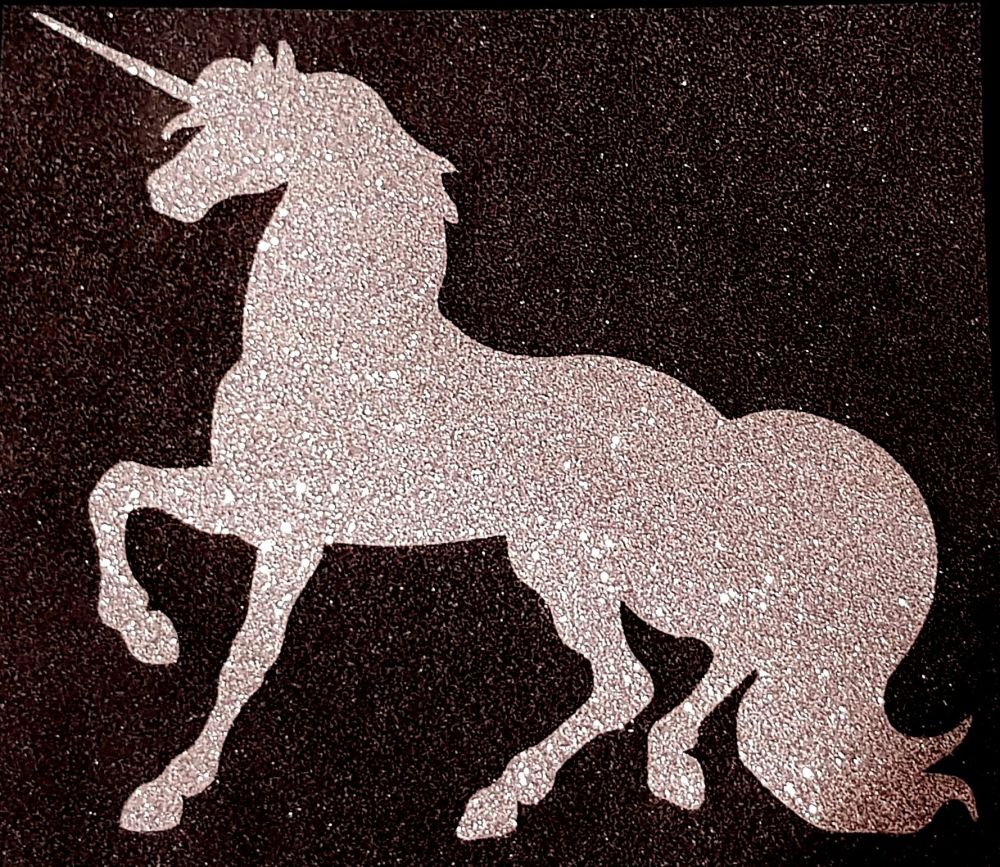 Unicorn #3 Glitter Iron On