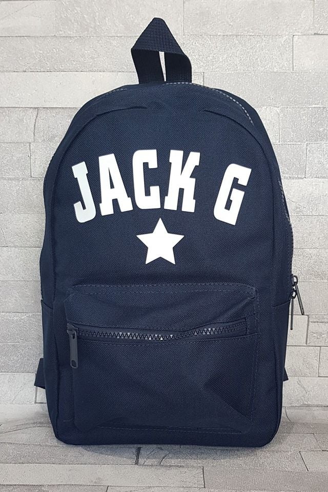 personalised rucksack