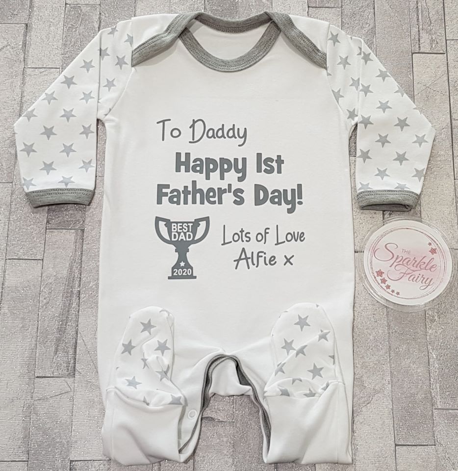 First father's hot sale day sleepsuit