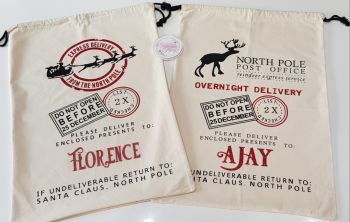 LARGE PERSONALISED CHRISTMAS SACK