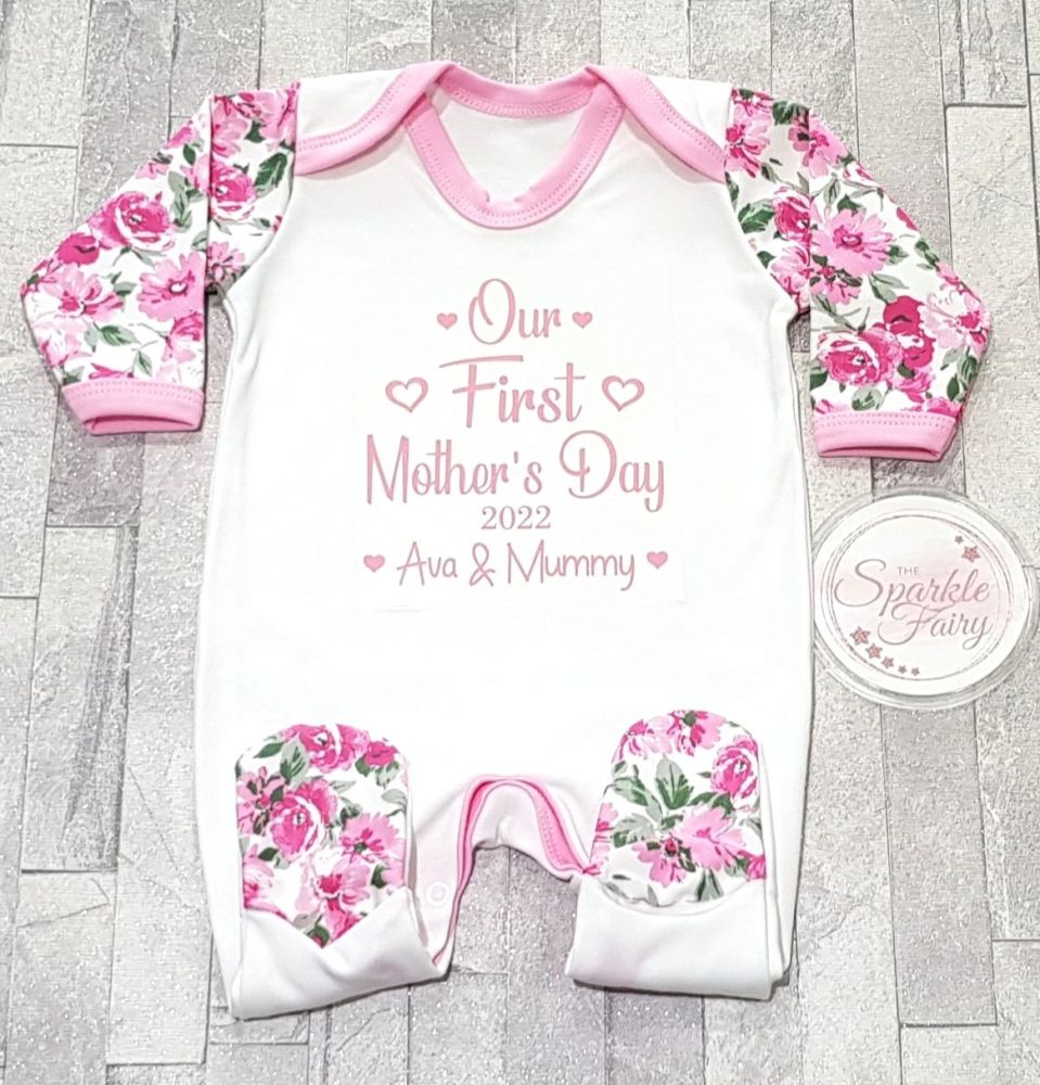 Our First Mother's Day 2022 Floral Sleepsuit