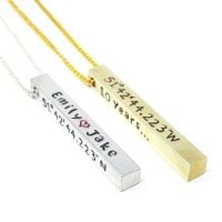 PERSONALISED COORDINATES NECKLACE