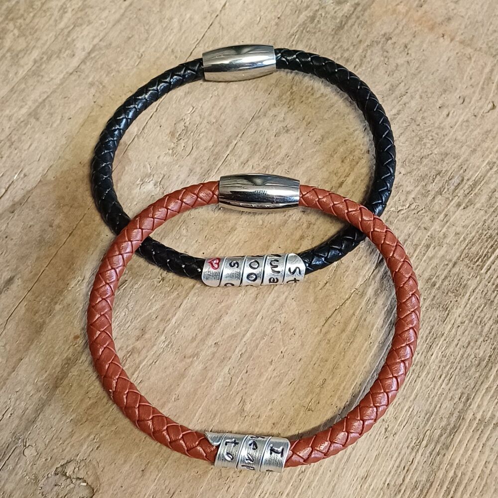 Custom hidden message bracelet hot sale