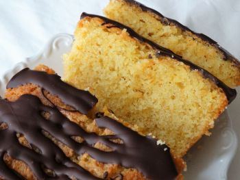 Orange Chocolate Drizzle Loaf Cake
