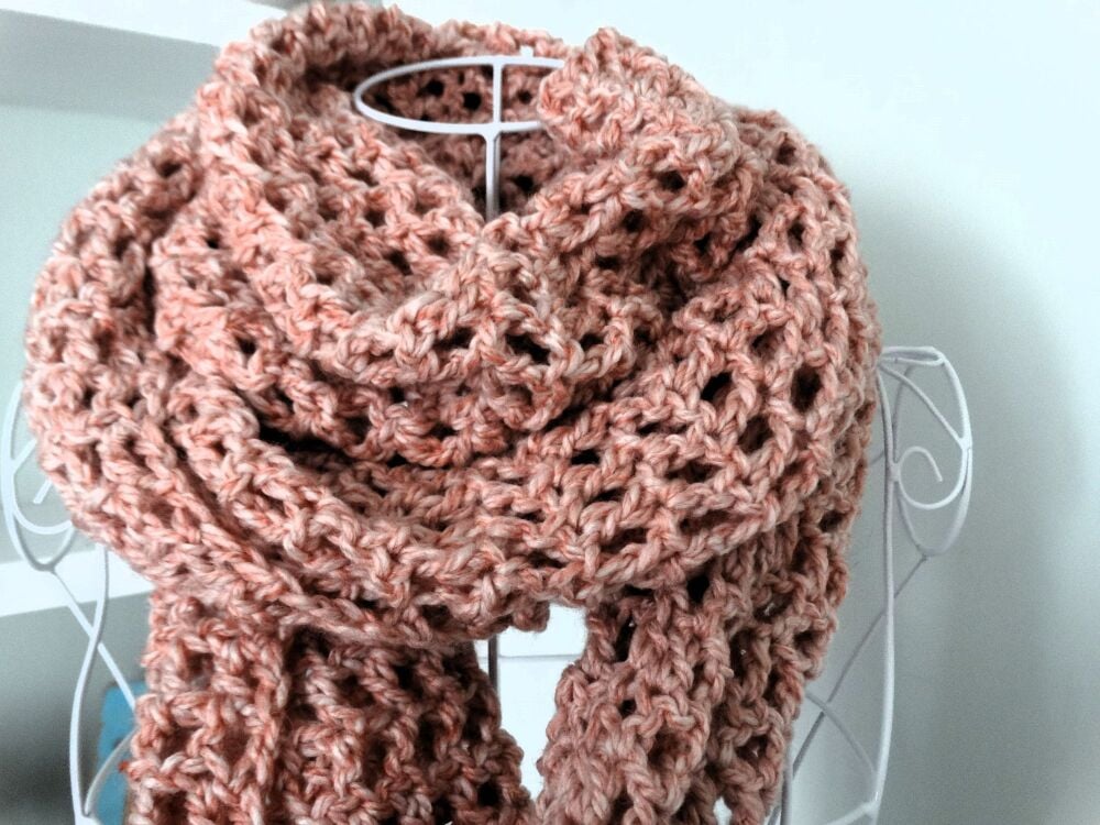 Extra Long Crochet Scarf