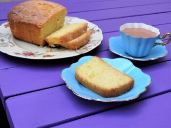 Gluten Free Lemon Drizzle Loaf Cake