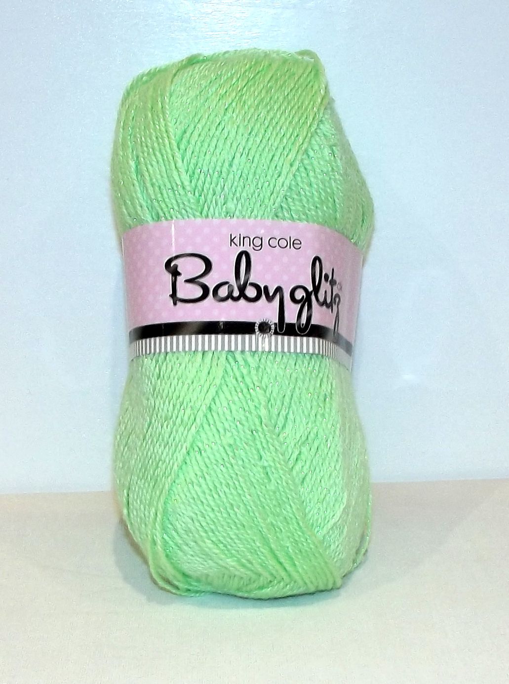 King Cole Baby Glitz Yarn Knitting Crochet Crafts 100g Ball 1813 Apple Dye 