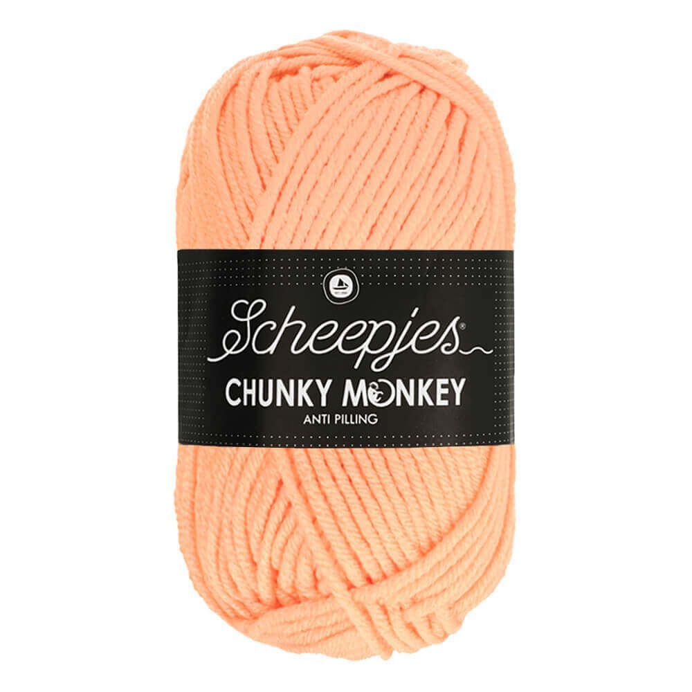 Scheepjes Chunky Monkey Aran Wool/Yarn 100g Ball Peach 1026