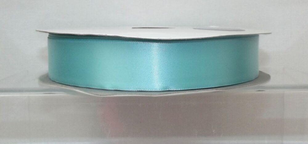 Single Sided Satin Ribbon 12/25/38/50mm Widths Sold per metre Turquoise