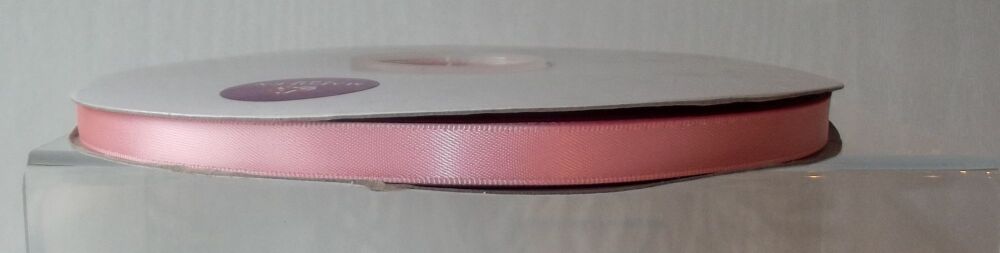 Double Sided Satin Ribbon 6/10/20mm Widths Sold per metre Baby Pink