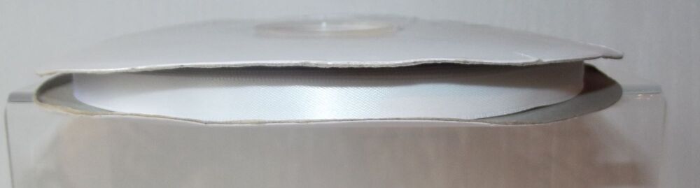 Double Sided Satin Ribbon 6/10/20mm Widths Sold per metre White