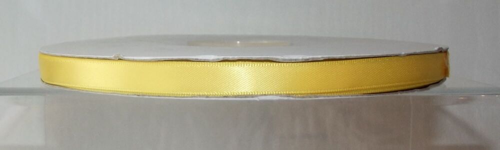 Double Sided Satin Ribbon 6/10/20mm Widths Sold per metre Yellow