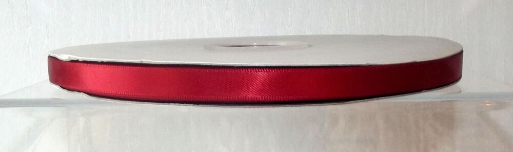 Double Sided Satin Ribbon 6/10/20mm Widths Sold per metre Wine