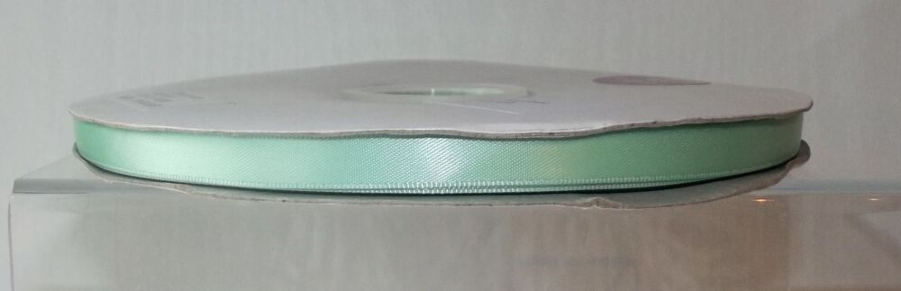 Double Sided Satin Ribbon 6/10/20mm Widths Sold per metre Mint Green