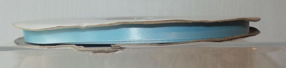 Double Sided Satin Ribbon 6/10/20mm Widths Sold per metre Light Blue