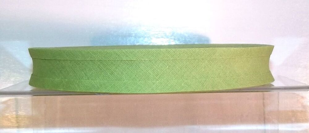 Bias Binding 25mm Wide 100% Cotton Sold per Metre Grass Green