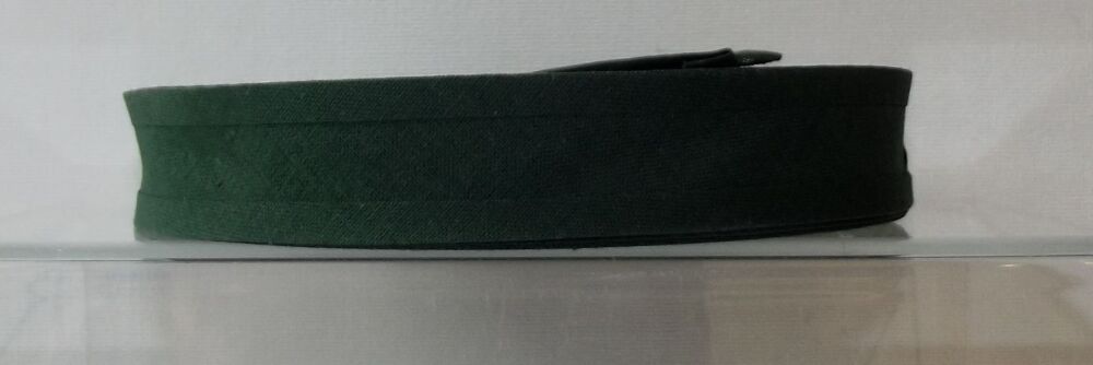 Bias Binding 25mm Wide 100% Cotton Sold per Metre Bottle Green