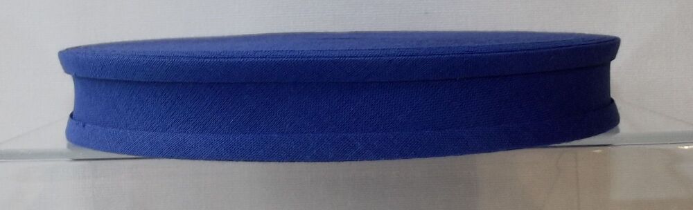 Bias Binding 25mm Wide 100% Cotton Sold per Metre Royal Blue