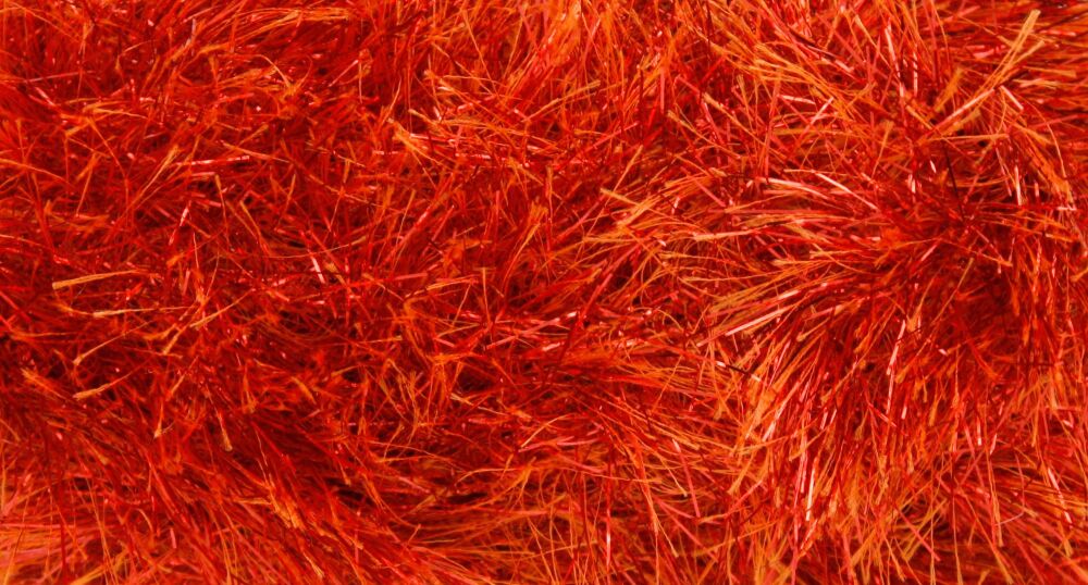 King Cole Tinsel Yarn Knitting Crochet Crafts 100g Ball - Flame #3222