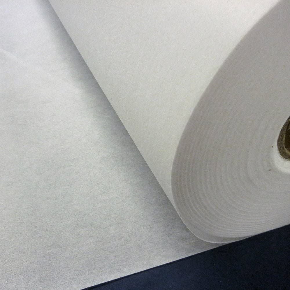 Interfacing Fabric Iron On 68cm Wide - Medium - White Sold per Metre