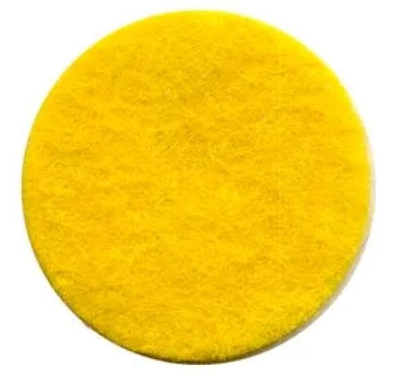 Felt Sheets 30cm (12") Squares Self Adhesive 70% Wool/30% Viscose Yellow #51