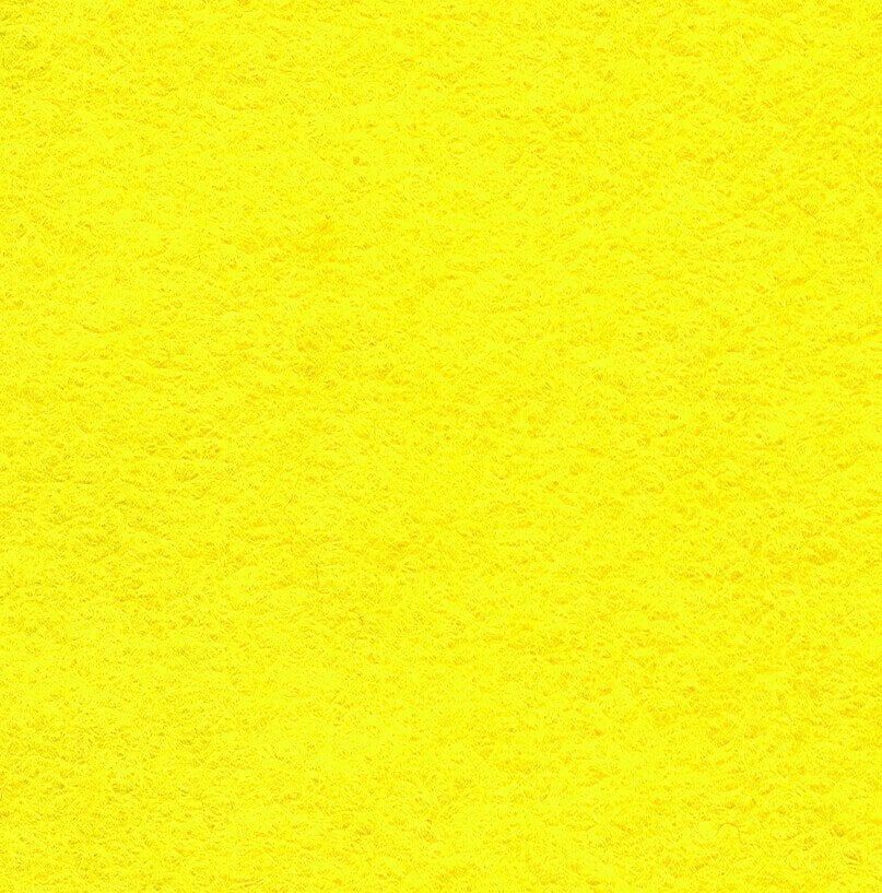 Felt Sheets 30cm (12") Squares Self Adhesive 70% Wool/30% Viscose Yellow #51