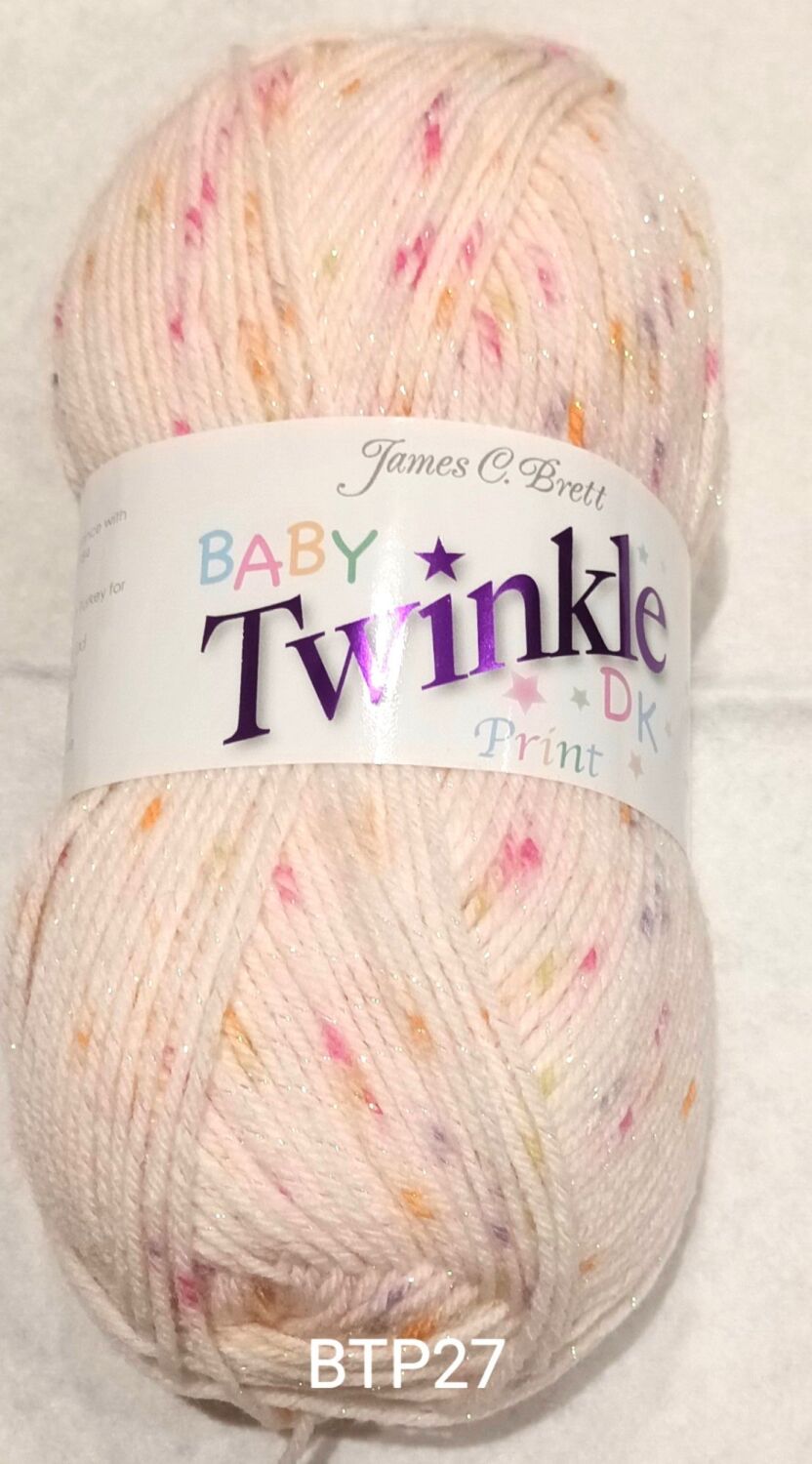 Baby Twinkle Double Knitting Yatrn 100g Peachy BTP27