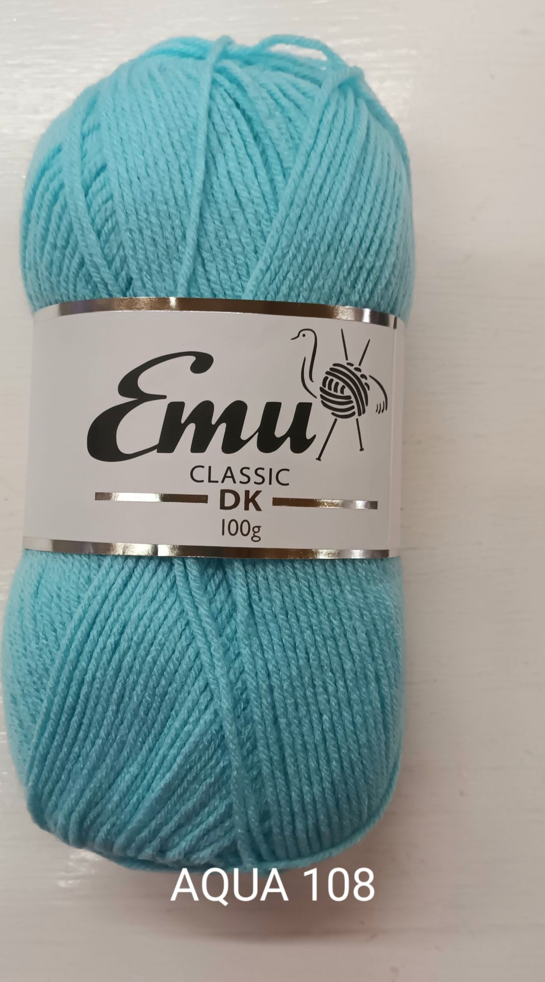 Emu Double Knitting Yarn 100g Aqua 108 Knitting Crochet