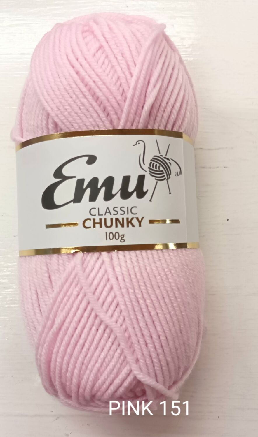 Emu Chunky Yarn 100g Pink 151 Knitting & Crochet