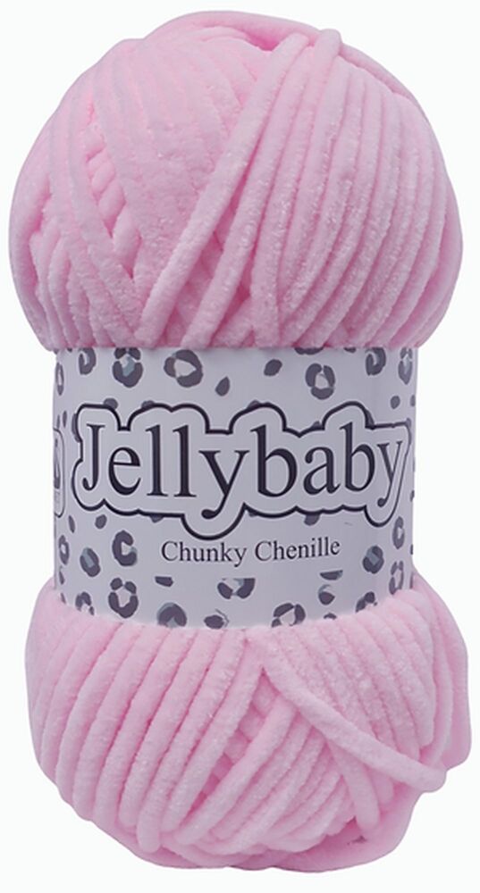 Jelly Baby Chenille Yarn 100g Blush 002