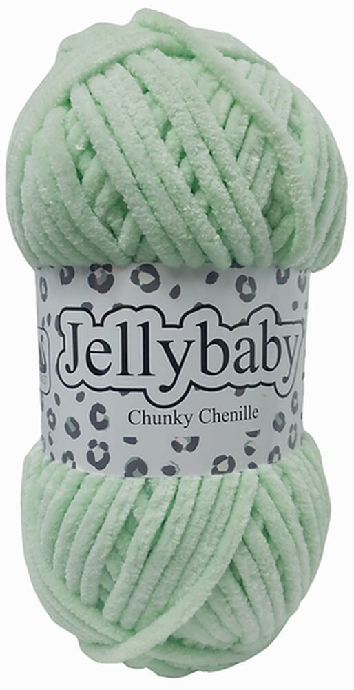 Cygnet Jelly Baby Chenille Yarn 100g Mint Tea 009