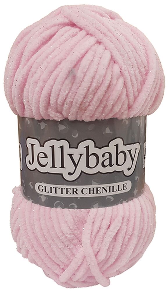 Jelly Baby Glitter Chenille Yarn 100g Fairy Dust 014