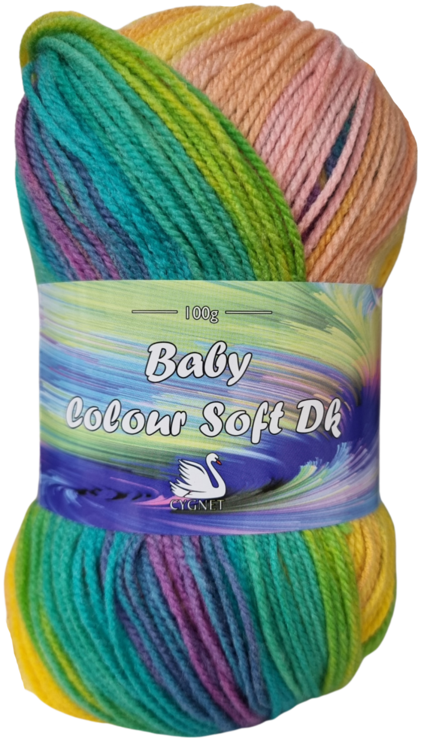 Colour Soft Baby Double Knitting Yarn 100g Cloverdale 559 Crochet Crafts