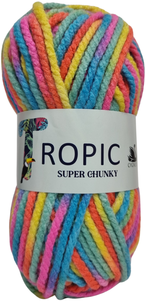 Tropic Super Chunky Yarn 100g Flamingo 304 Knitting Crochet Crafts