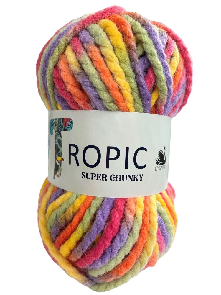 Tropics Super Chunky Yarn 100g Hummingbird 902 Knitting Crochet Crafts