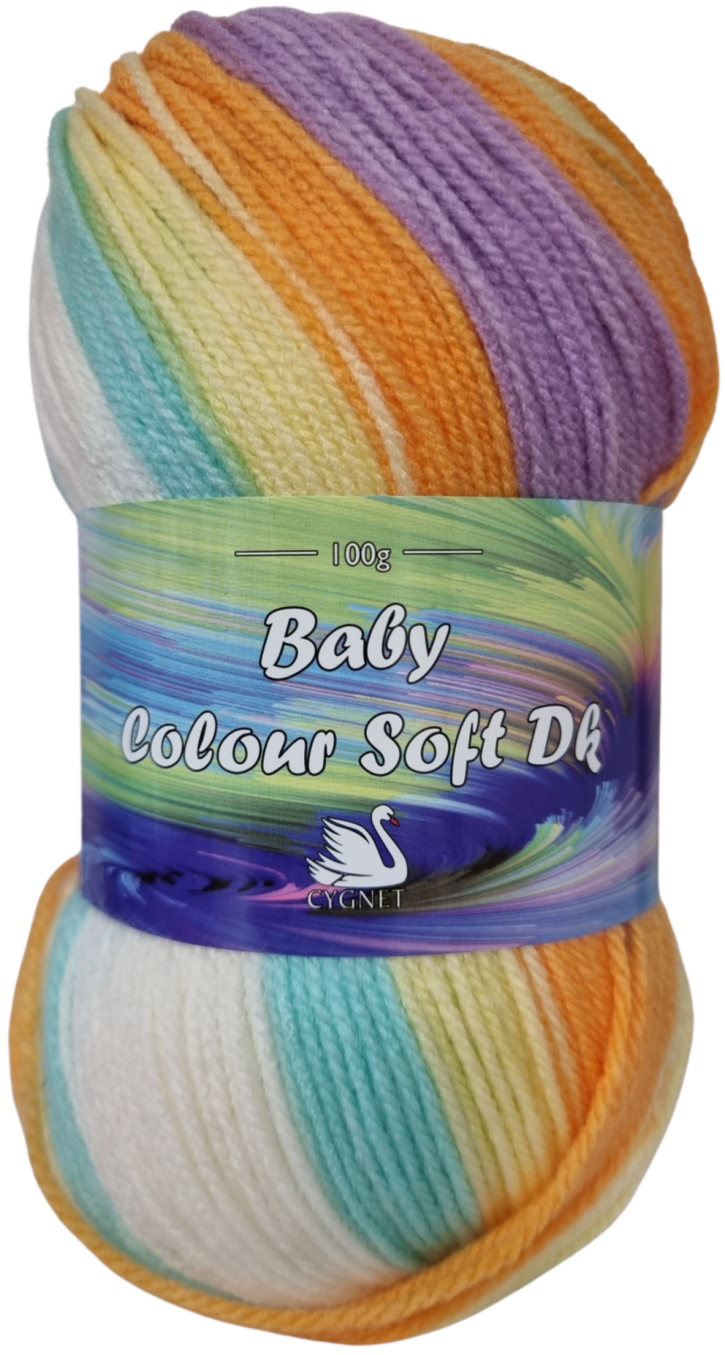 Cygnet Colour Soft Baby DK Yarn 100g Floral Dreams Knitting Crochet Craft