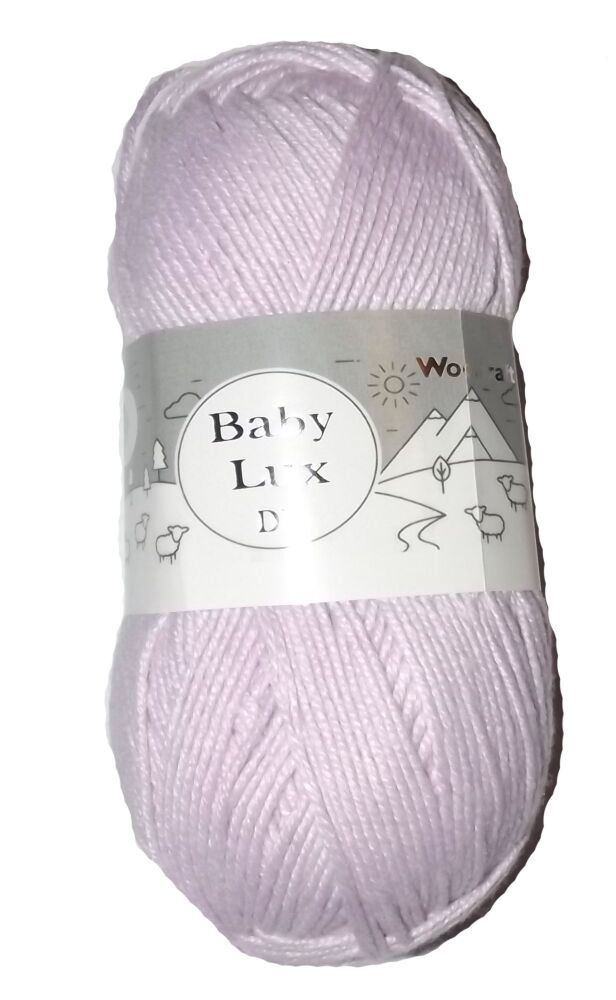 Baby Lux 100g Double Knitting Yarn Crochet Crafts Lilac 70632