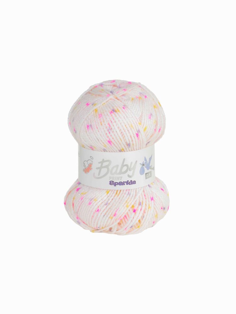 Baby Sparkle 100g Double Knitting Yarn Crochet Crafts Tutti Fruitti 640