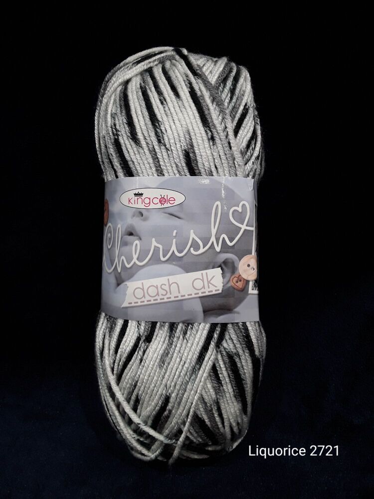 King Cole Cherish Dash Yarn 100g Whisper 2718