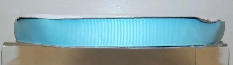 Grosgrain Ribbon Plain Colours 9/19/38mm Wide Turquoise