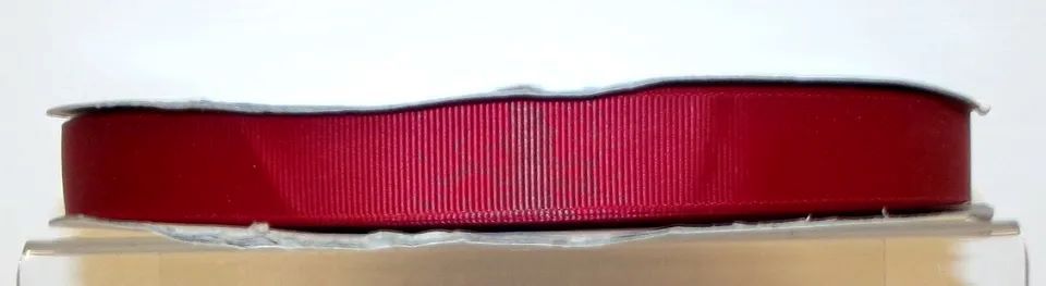 Grosgrain Ribbon Plain Colours 9/19/38mm Wide Wine