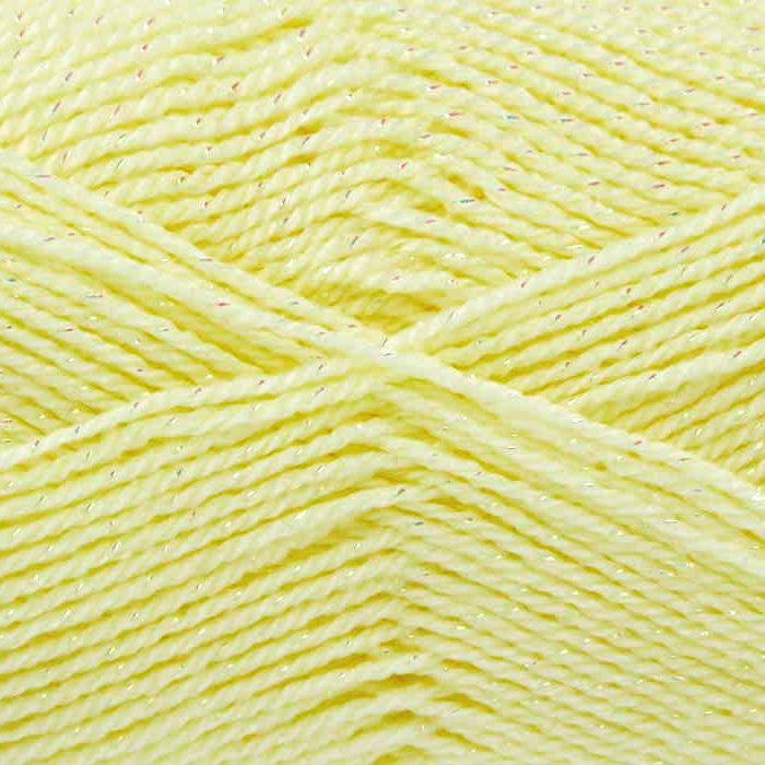 Baby Glitz 100g Double Knitting  Yarn Crochet Crafts Lemon 101