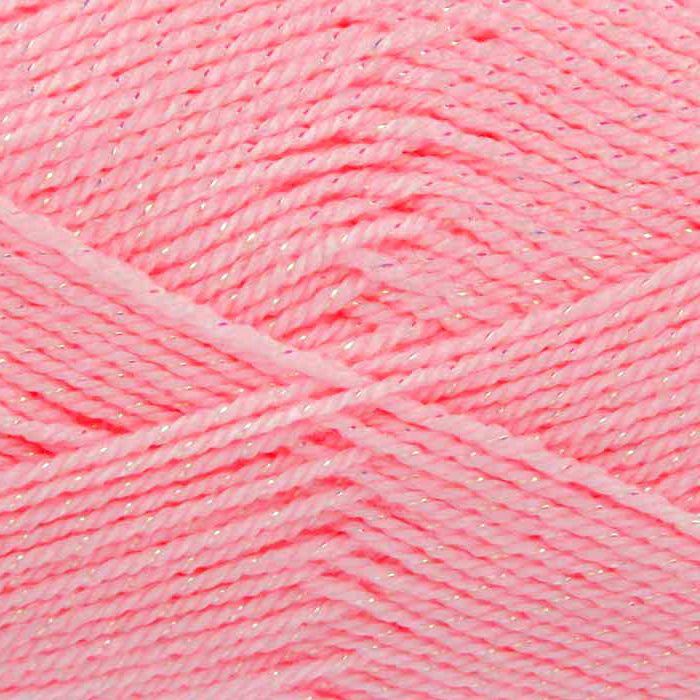 Baby Glitz 100g Double Knitting  Yarn Crochet Crafts Pink 103
