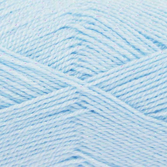 Baby Glitz 100g Double Knitting  Yarn Crochet Crafts Sky 104