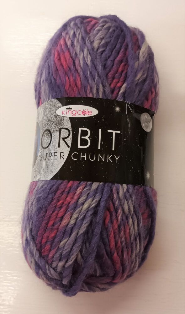 King Cole Orbit Super Chunky Yarn 100g Knitting Crochet Crafts Saturn 4085