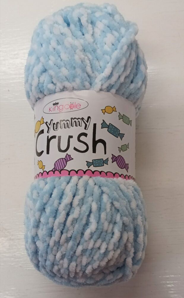 King Cole Yummy Crush 100g Super Chunky Knitting Crochet Crafts Cotton Candy 4586